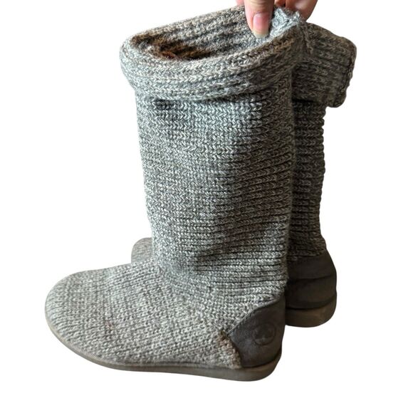 Womens Size 9 Airwalk Gray Knitted Boots - Picture 6 of 6